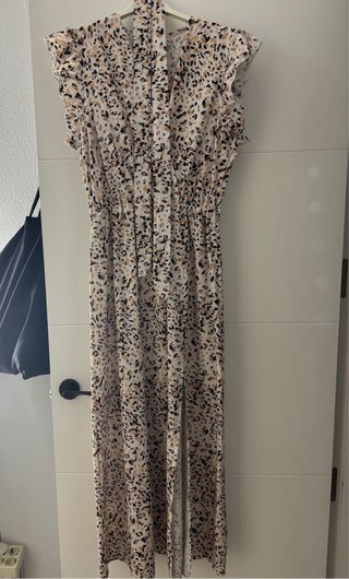 Vestido largo estampado