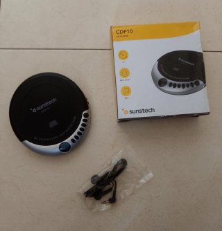 Reproductor CD Portátil Sunstech CDP10