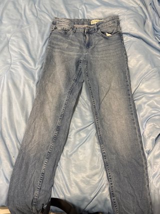 Pantalón vaquero recto azul