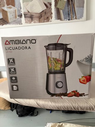 Batidora de vaso Ambiano 600W 1,5L Nueva