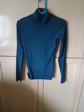 Camiseta de manga larga cuello alto