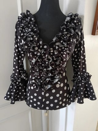 Camisa Aflamencada de Lunares
