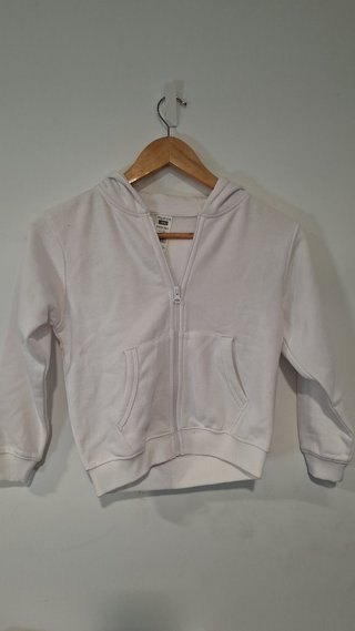 Sudadera Mukua Byron blanca 5-6 años 3836