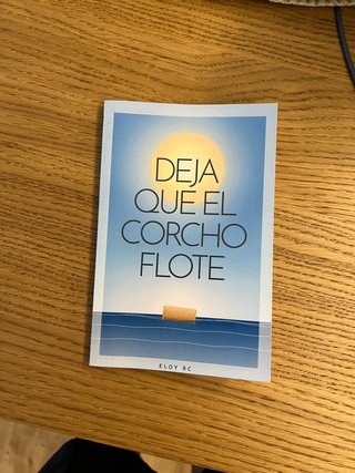 Libro "Deja que el corcho flote"