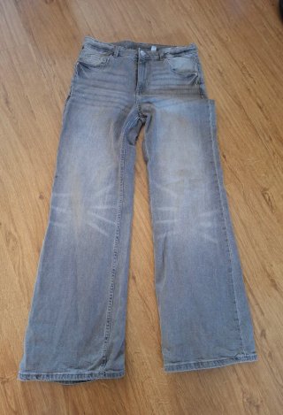 Pantalón Baggy Gris Talla 170