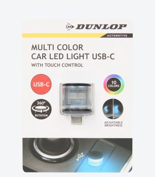 Luz LED USB-C para Coche Dunlop