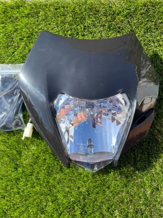 Careta Moto negra Homologada