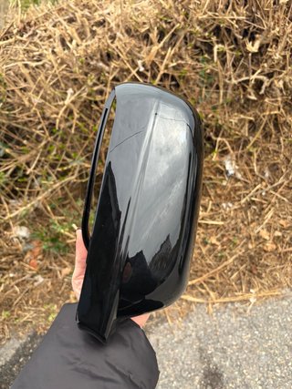 2 Carcasas Retrovisor Negro Brillo Golf MK4