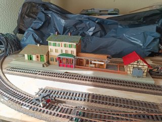 Gran Estación H0 para Maqueta Ferroviaria,vias no