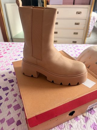 Botines Beige