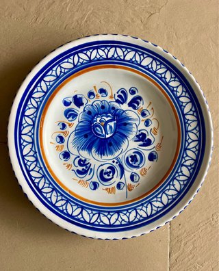 Piatto in ceramica vintage Puente del Arzobispo