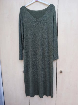Vestido largo verde
