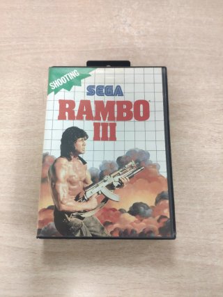 Rambo III Sega Master System, Completo, Buen Estad