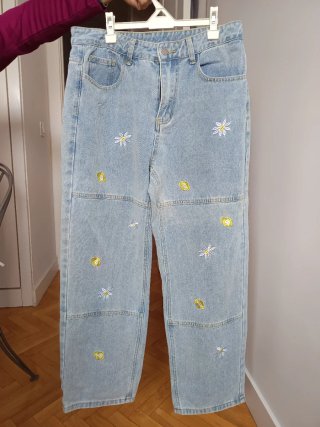 Pantalones Vaqueros con Bordados