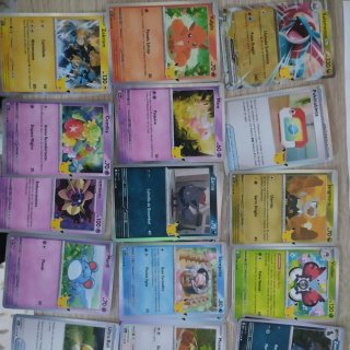Cartas pokemon 30 aniversario.