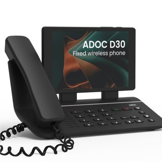 Teléfono fijo móvil ADOC D30 Negro precintado