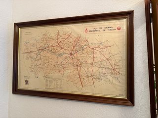 Mapa de Carreteras de Toledo - Años 70