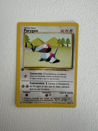 Porygon 39/102 Base Set 1ª edición español