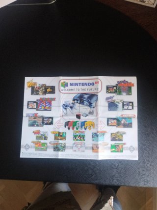Folleto Publicitario Nintendo 64