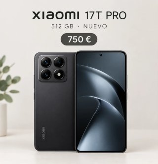 Xiaomi 17T Pro 512GB Negro