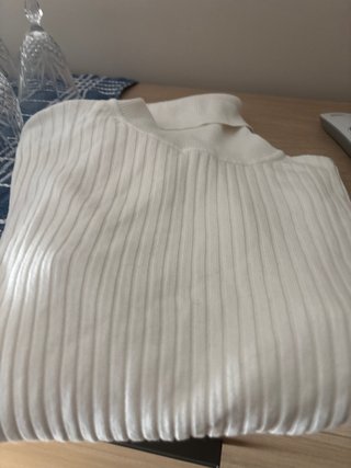Jersey blanco de Zara mujer