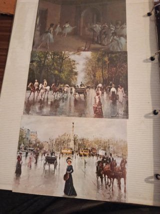 Lote de 178 Postales de Cuadros Antiguos