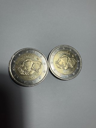 2 Monedas de 2€ España 2015