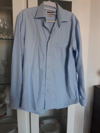 Camisa Emidio Tucci Azul Talla M