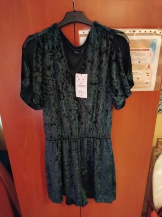 Mono corto Lefties verde talla M