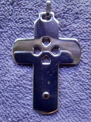 Colgante Cruz de Acero Inoxidable
