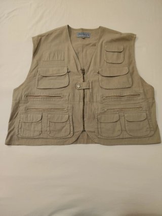 Chaleco Multibolsillos Beige