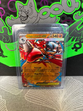 Carta Pokémon Mega Lucario EX 077/132