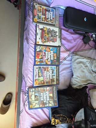 Lote 5 Juegos GTA PlayStation 2