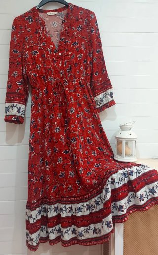 Vestido perfecto,estilo bohemio