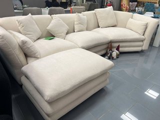 Sofá Rinconera Beige 5 Plazas