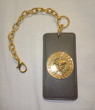 Etiqueta de Maleta / Llavero Versace Medusa