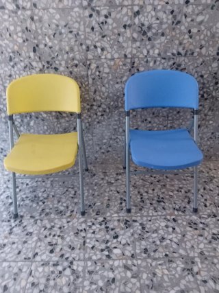 2 Sillas grandes  Plegables de Tijera i