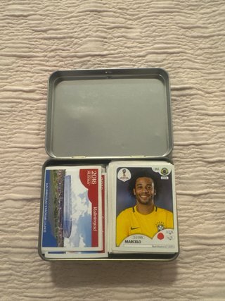 Lote 250 Cromos Panini Mundial Rusia 2018 + Caja