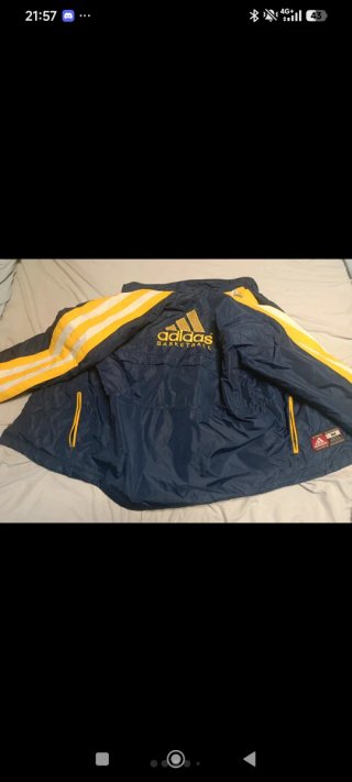 Chaqueta Bomber Vintage Adidas Basketball