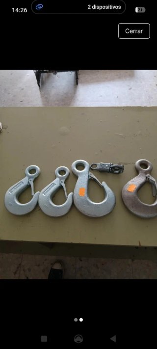 Set de 4 Ganchos de Carga