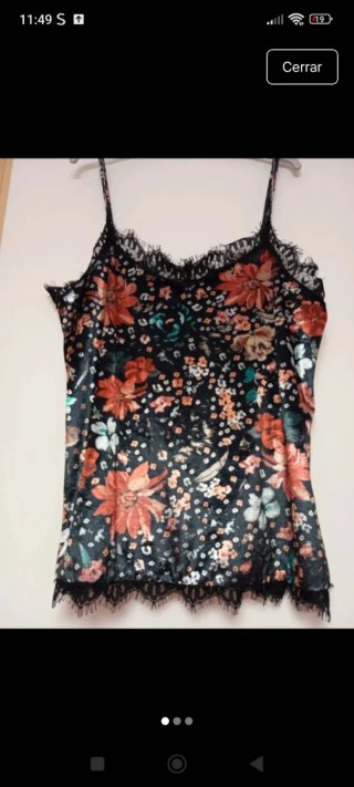 Lencera Estampada Floral Talla S