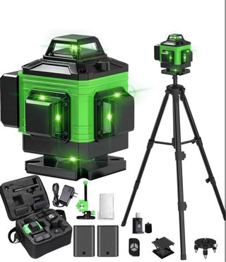 Nivel Láser Autonivelante 360° con Trípode