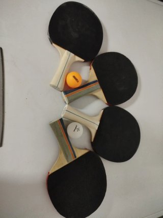 Lote 4 Palas de Ping-Pong Butterfly y Kuikma