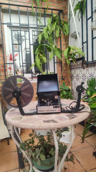 Proyector Erno E-1201 Dual-8 Antiguo Funciona
