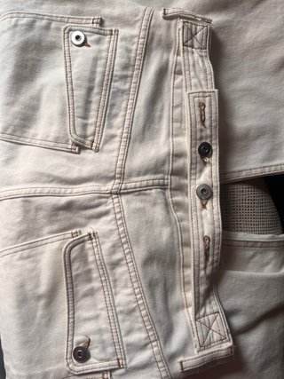Pantalón Jeans Bershka blanco crudo