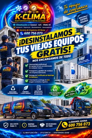 Desinstalacion de todo tipo de equipos