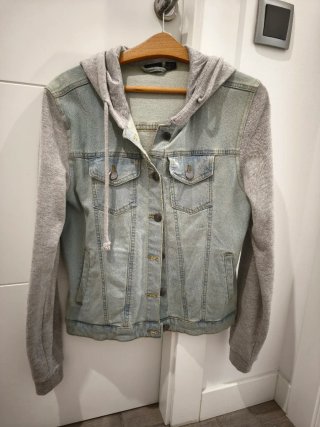 Chaqueta Tejana con Capucha Talla S