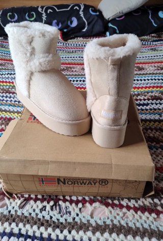Botas Geographical Norway Beige Talla 40