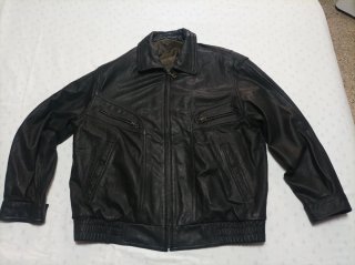 Cazadora Vintage de Piel Bovina Años 90