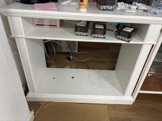 Aparador Blanco de Madera, mueble mostrador